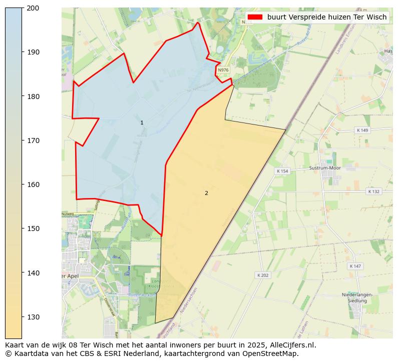 Afbeelding van de buurt Verspreide huizen Ter Wisch op de kaart.