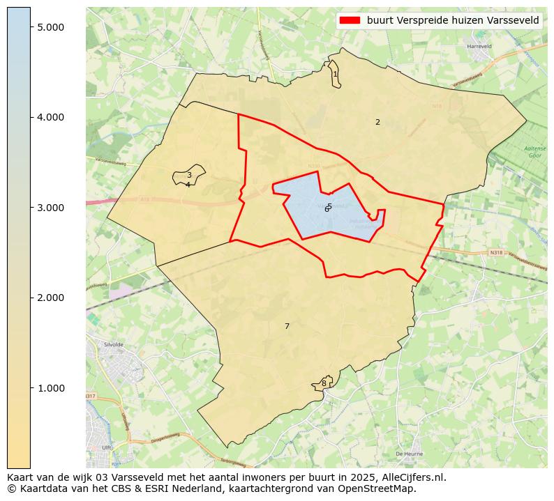 Afbeelding van de buurt Verspreide huizen Varsseveld op de kaart.