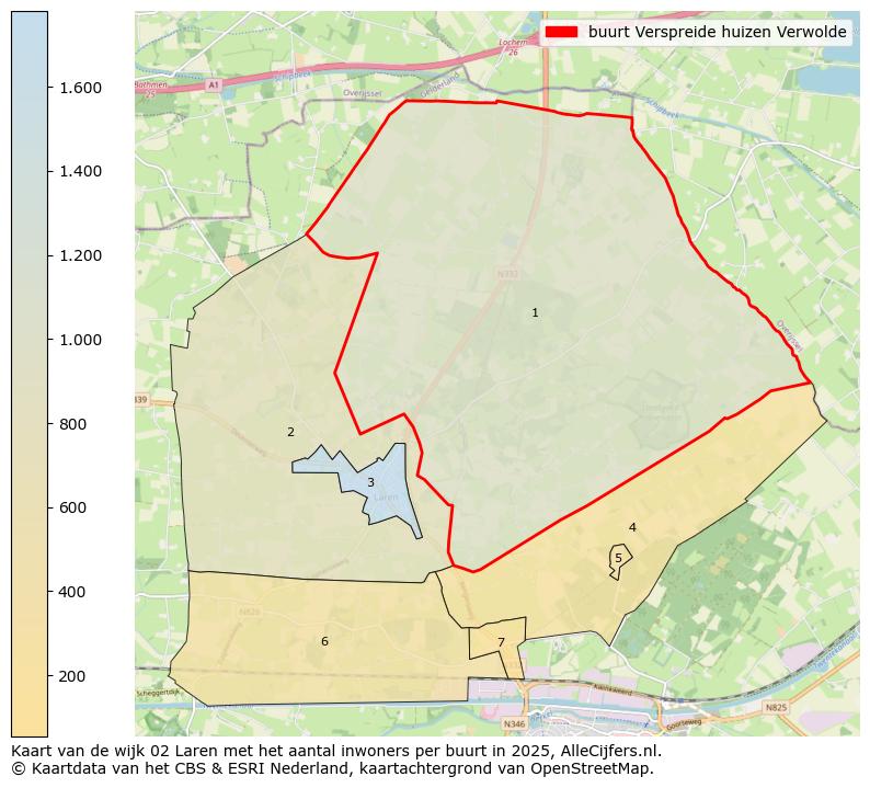 Afbeelding van de buurt Verspreide huizen Verwolde op de kaart.