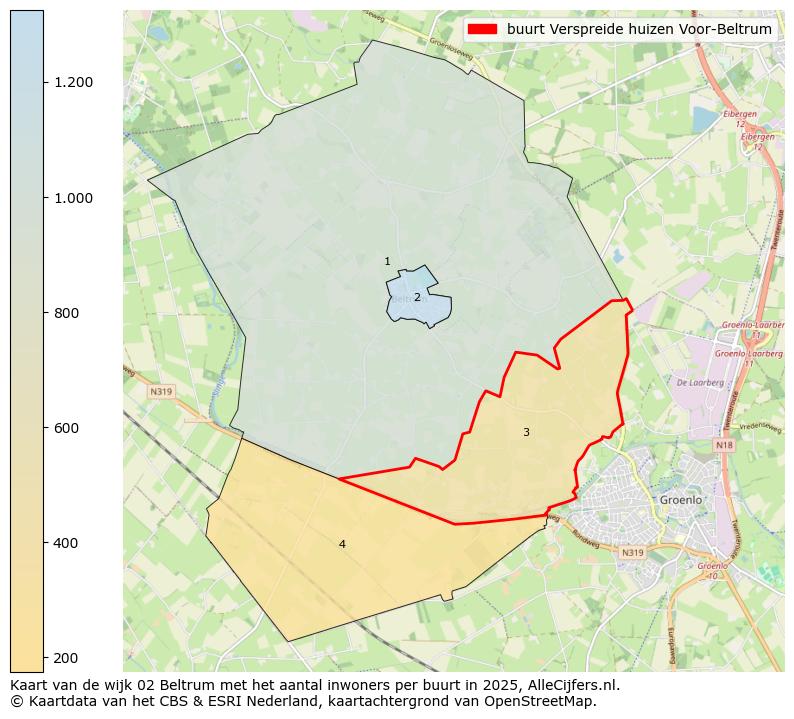 Afbeelding van de buurt Verspreide huizen Voor-Beltrum op de kaart.