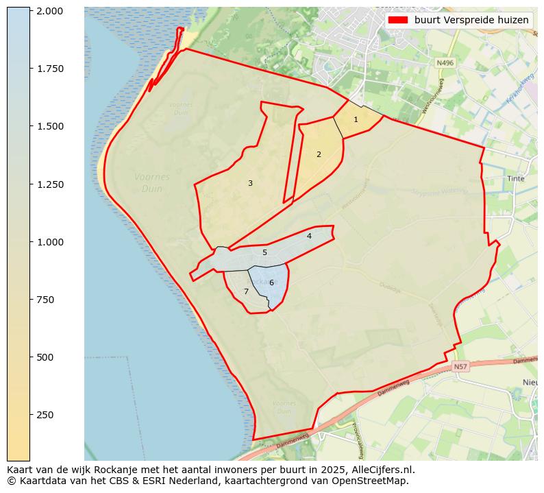 Afbeelding van de buurt Verspreide huizen op de kaart.