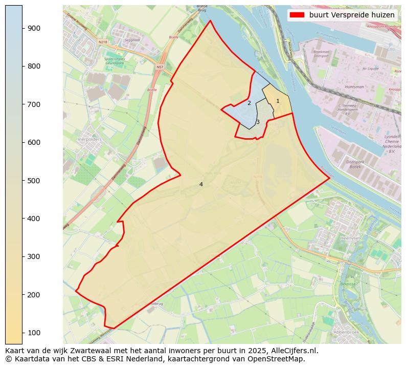 Afbeelding van de buurt Verspreide huizen op de kaart.