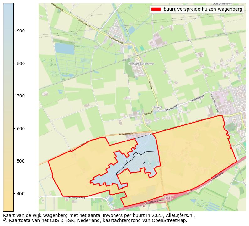 Afbeelding van de buurt Verspreide huizen Wagenberg op de kaart.