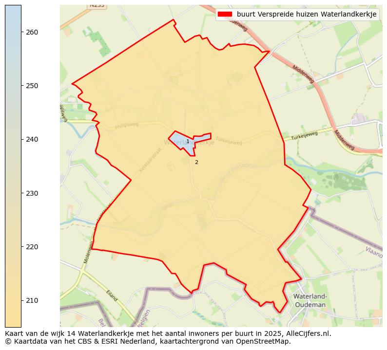Afbeelding van de buurt Verspreide huizen Waterlandkerkje op de kaart.