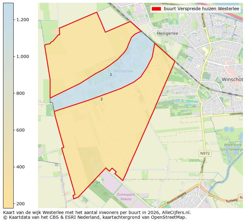 Afbeelding van de buurt Verspreide huizen Westerlee op de kaart.