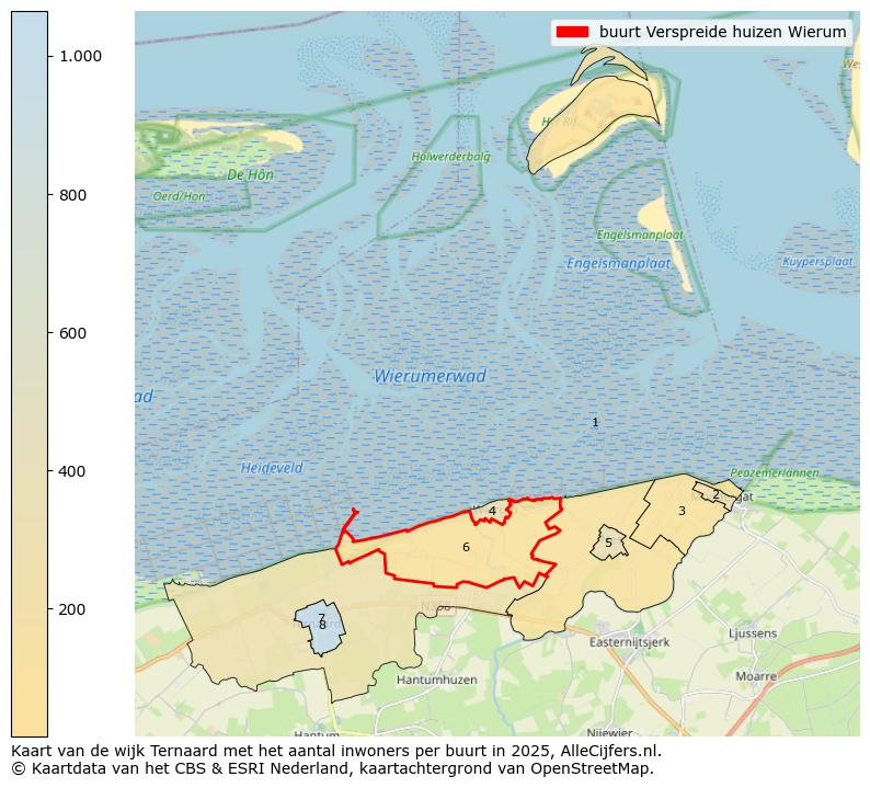 Afbeelding van de buurt Verspreide huizen Wierum op de kaart.