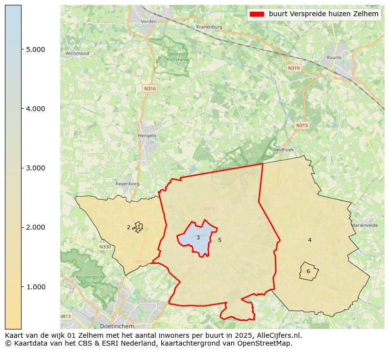Afbeelding van de buurt Verspreide huizen Zelhem op de kaart.