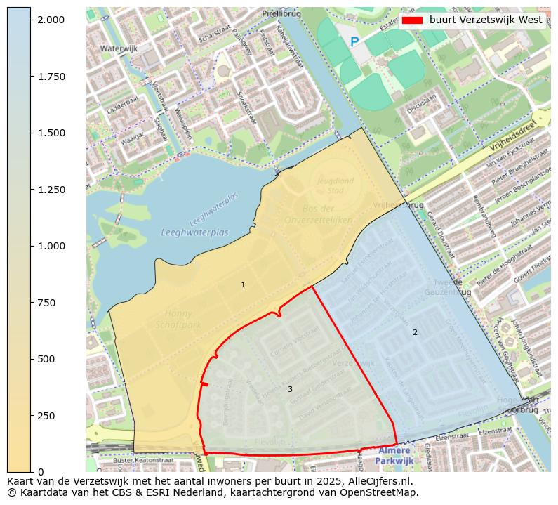 Afbeelding van de buurt Verzetswijk West op de kaart.