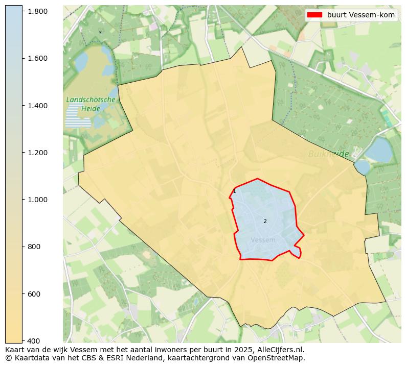 Afbeelding van de buurt Vessem-kom op de kaart.