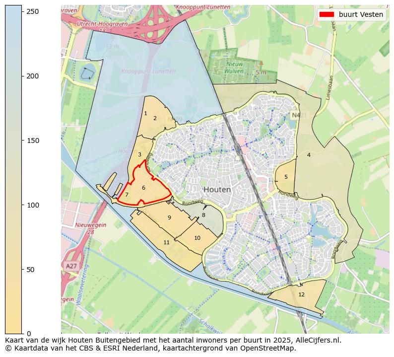 Afbeelding van de buurt Vesten op de kaart.