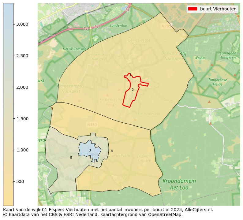 Afbeelding van de buurt Vierhouten op de kaart.