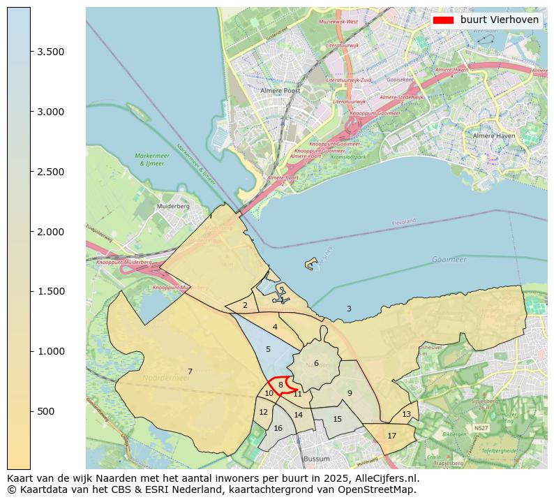 Afbeelding van de buurt Vierhoven op de kaart.