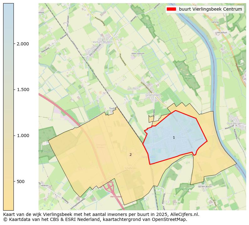 Afbeelding van de buurt Vierlingsbeek Centrum op de kaart.