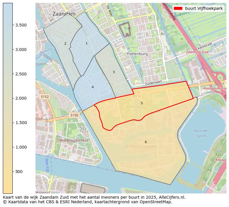 Afbeelding van de buurt Vijfhoekpark op de kaart.