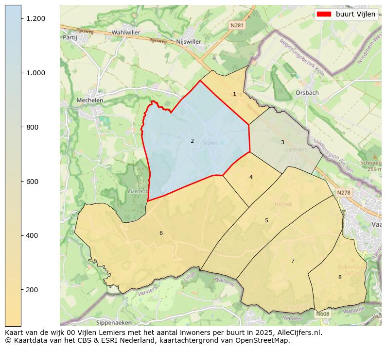 Afbeelding van de buurt Vijlen op de kaart.