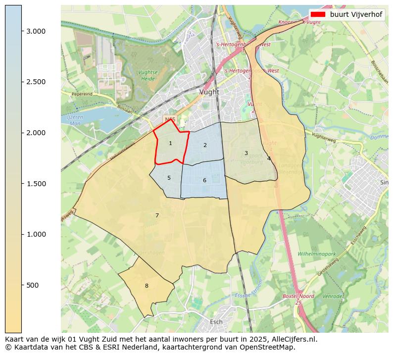 Afbeelding van de buurt Vijverhof op de kaart.