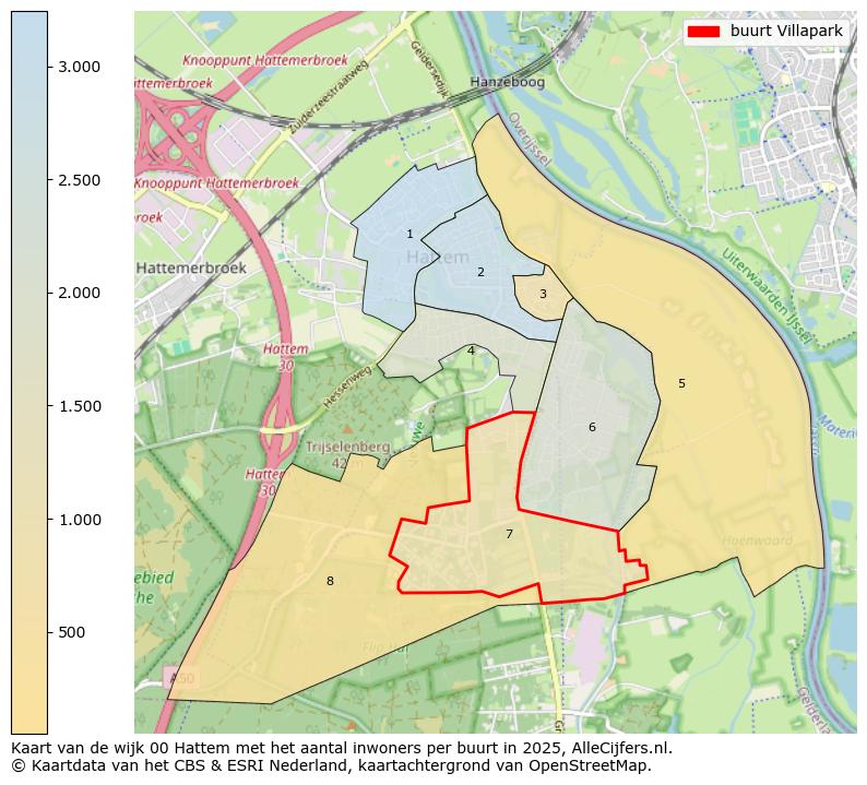 Afbeelding van de buurt Villapark op de kaart.