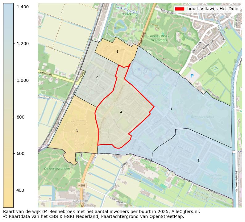Afbeelding van de buurt Villawijk Het Duin op de kaart.