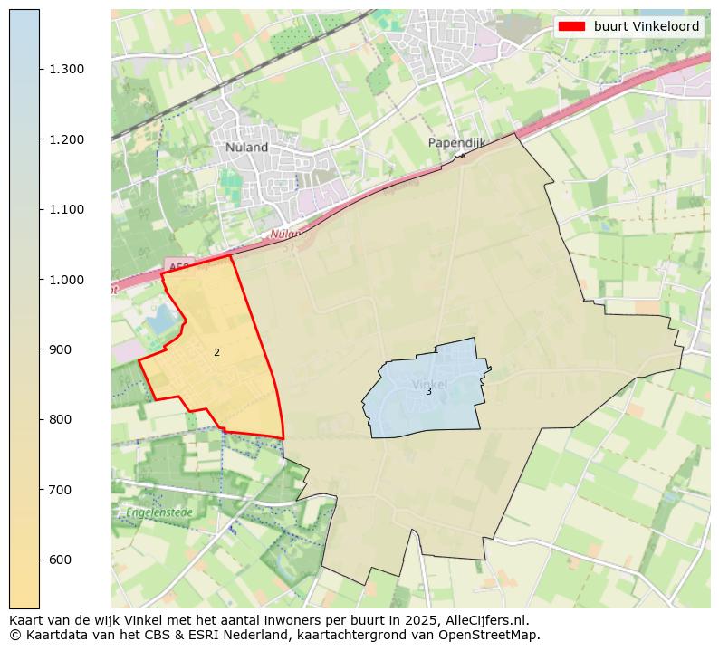 Afbeelding van de buurt Vinkeloord op de kaart.