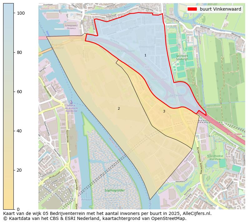 Afbeelding van de buurt Vinkenwaard op de kaart.