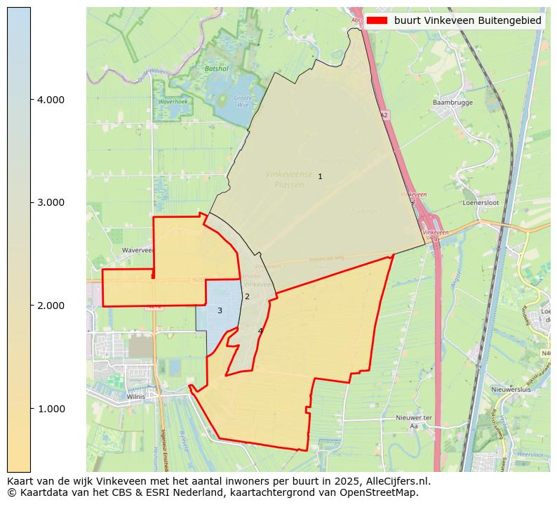 Afbeelding van de buurt Vinkeveen Buitengebied op de kaart.