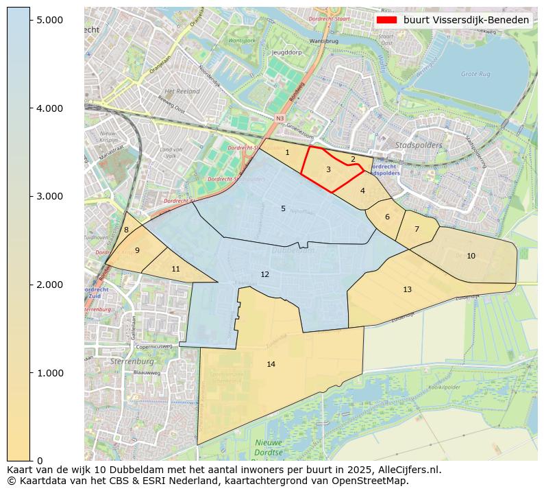 Afbeelding van de buurt Vissersdijk-Beneden op de kaart.