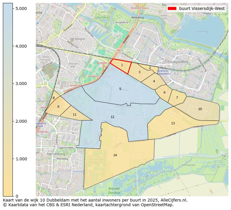 Afbeelding van de buurt Vissersdijk-West op de kaart.