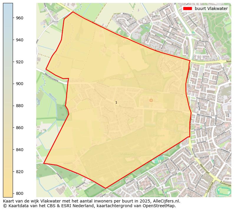 Afbeelding van de buurt Vlakwater op de kaart.