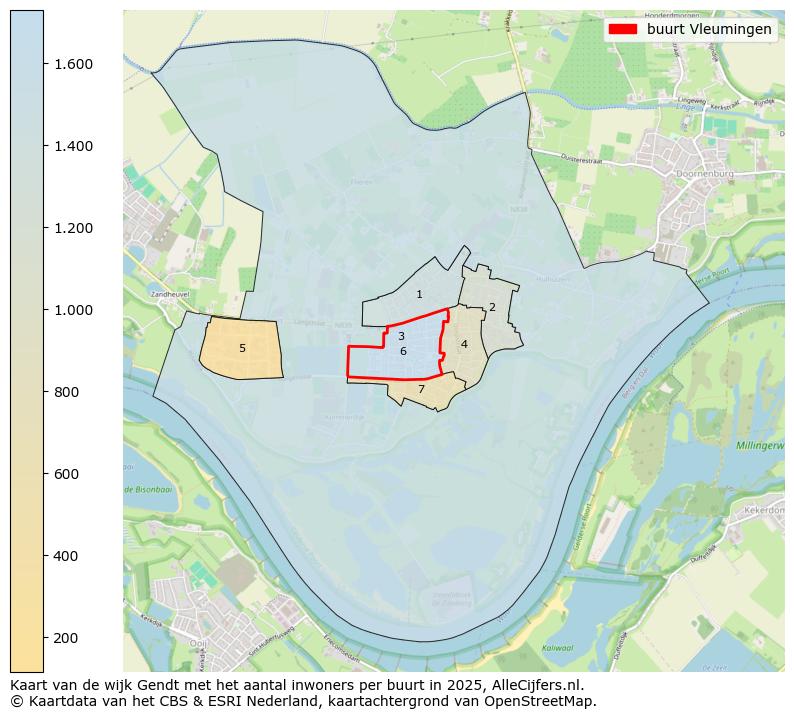 Afbeelding van de buurt Vleumingen op de kaart.