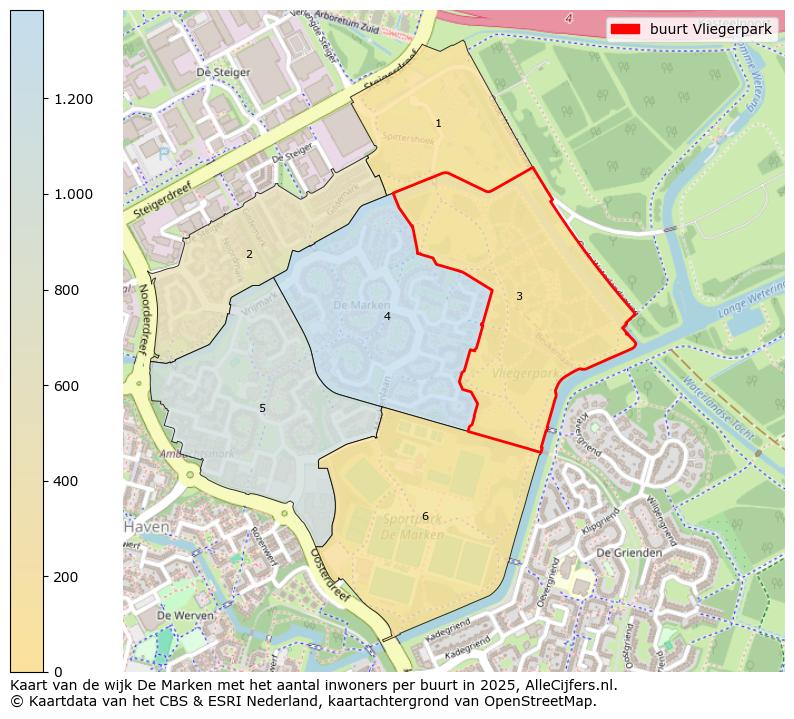 Afbeelding van de buurt Vliegerpark op de kaart.