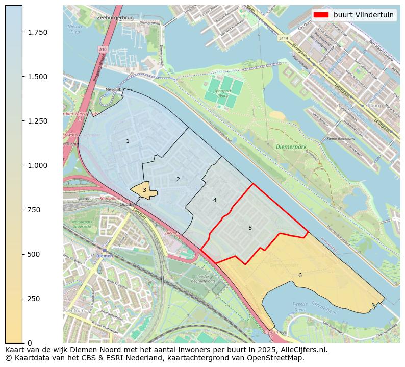 Afbeelding van de buurt Vlindertuin op de kaart.