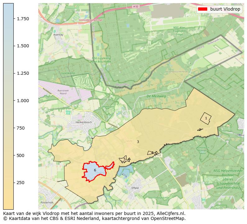 Afbeelding van de buurt Vlodrop op de kaart.
