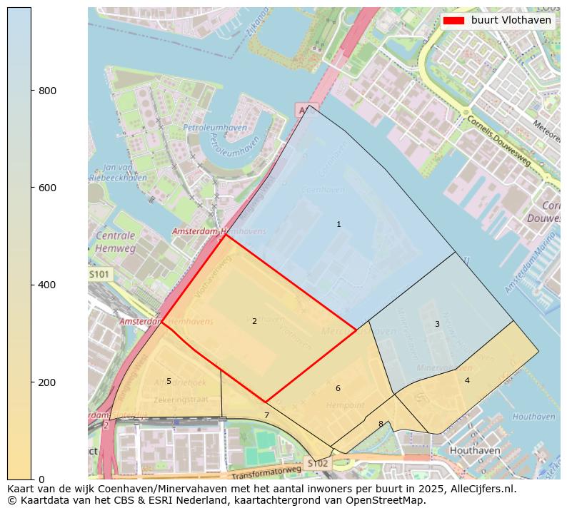 Afbeelding van de buurt Vlothaven op de kaart.
