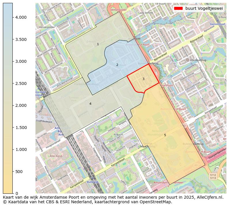 Afbeelding van de buurt Vogeltjeswei op de kaart.