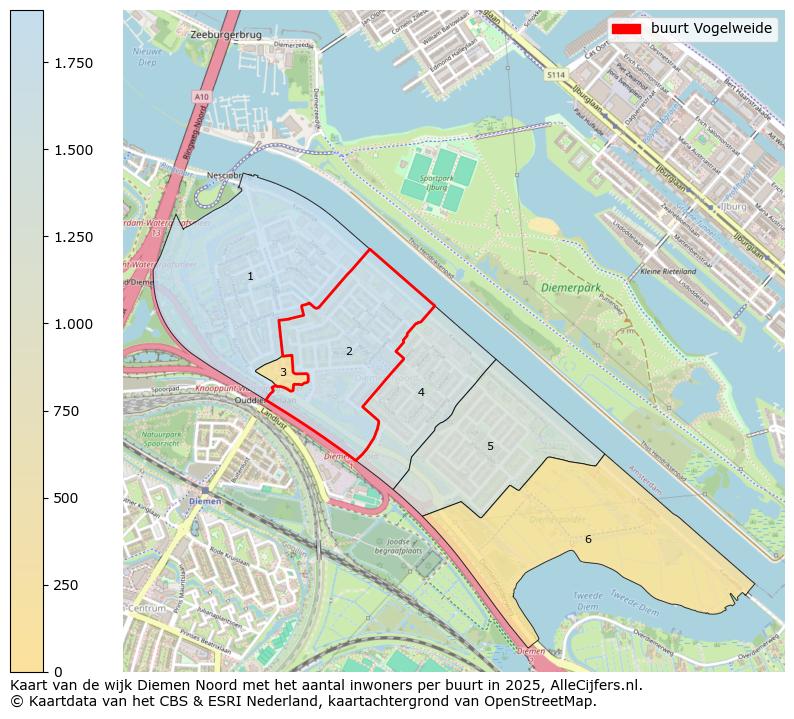 Afbeelding van de buurt Vogelweide op de kaart.
