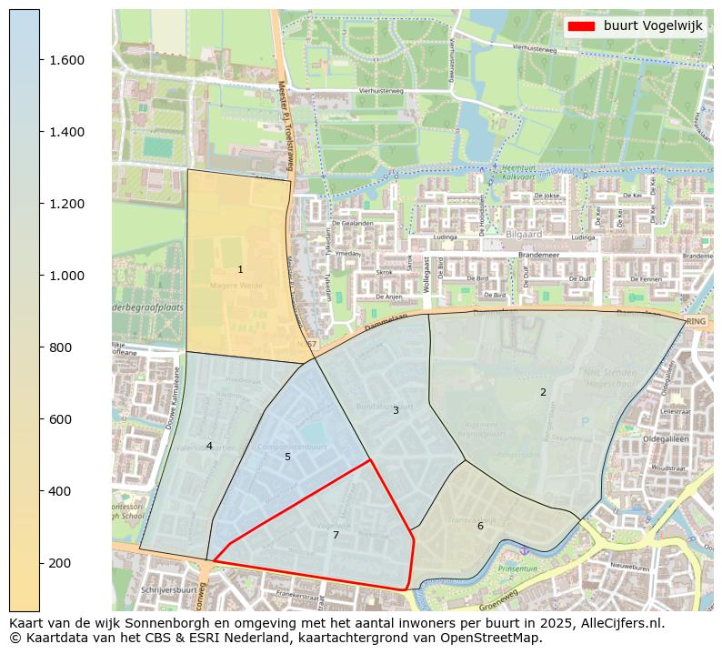Afbeelding van de buurt Vogelwijk op de kaart.