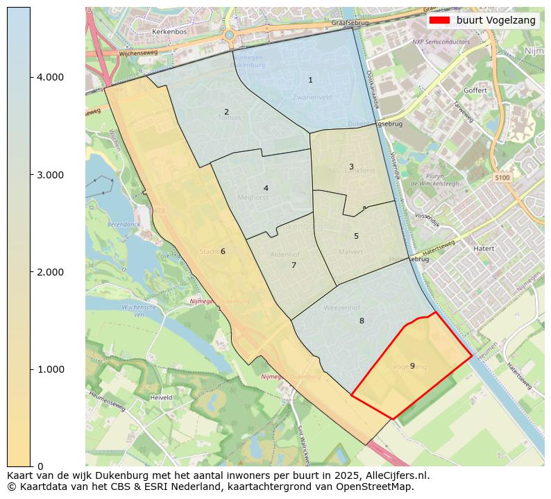 Afbeelding van de buurt Vogelzang op de kaart.