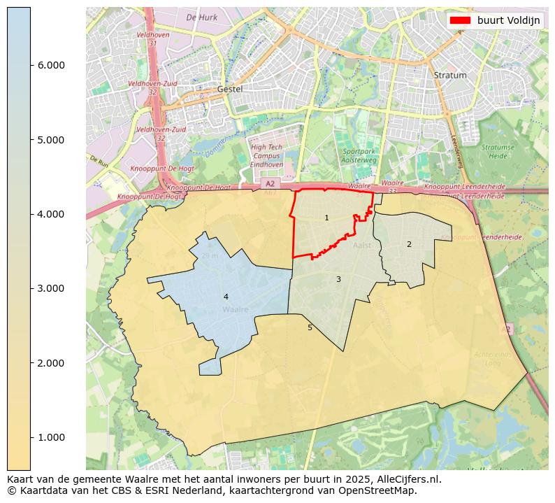 Afbeelding van de buurt Voldijn op de kaart.