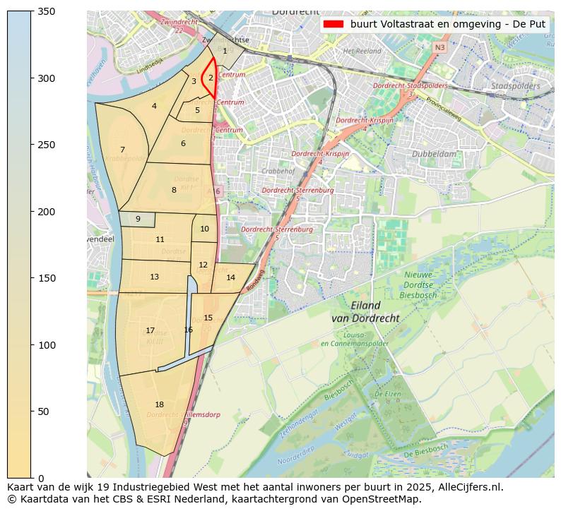 Afbeelding van de buurt Voltastraat en omgeving - De Put op de kaart.