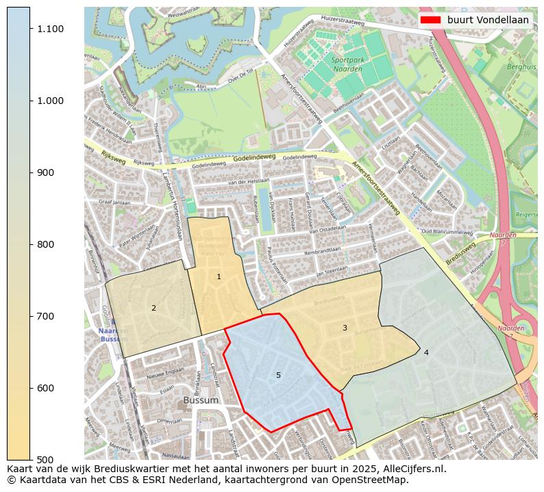 Afbeelding van de buurt Vondellaan op de kaart.