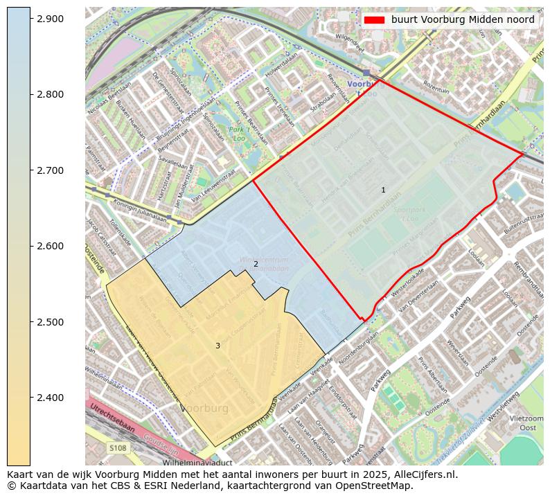 Afbeelding van de buurt Voorburg Midden noord op de kaart.