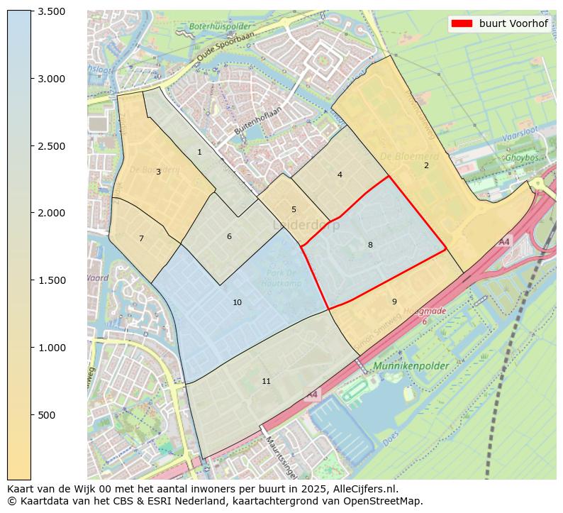 Afbeelding van de buurt Voorhof op de kaart.