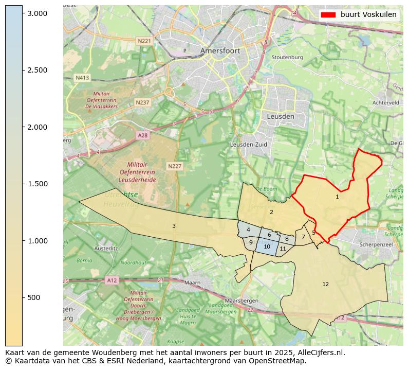 Afbeelding van de buurt Voskuilen op de kaart.