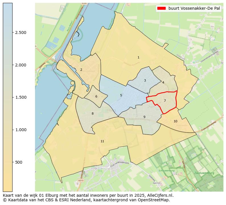 Afbeelding van de buurt Vossenakker-De Pal op de kaart.