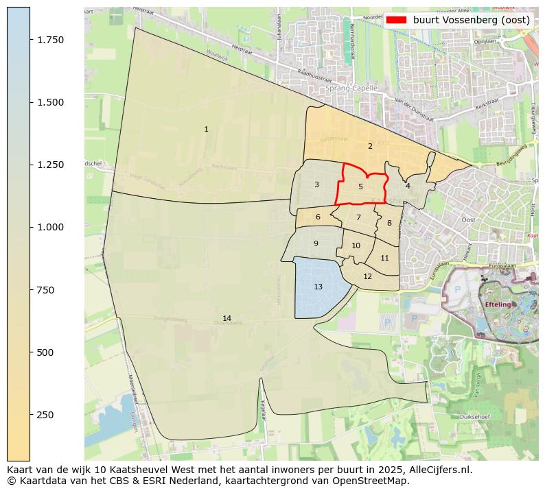 Afbeelding van de buurt Vossenberg (oost) op de kaart.