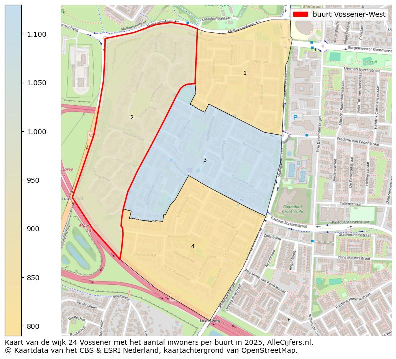 Afbeelding van de buurt Vossener-West op de kaart.
