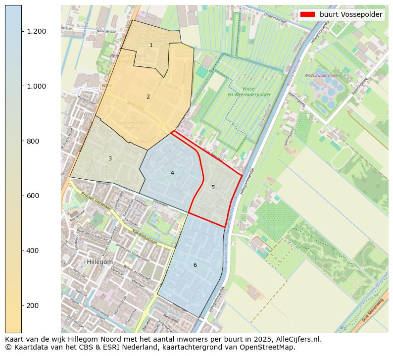 Afbeelding van de buurt Vossepolder op de kaart.