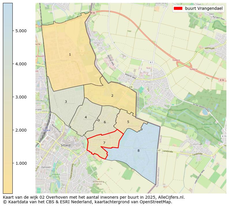 Afbeelding van de buurt Vrangendael op de kaart.
