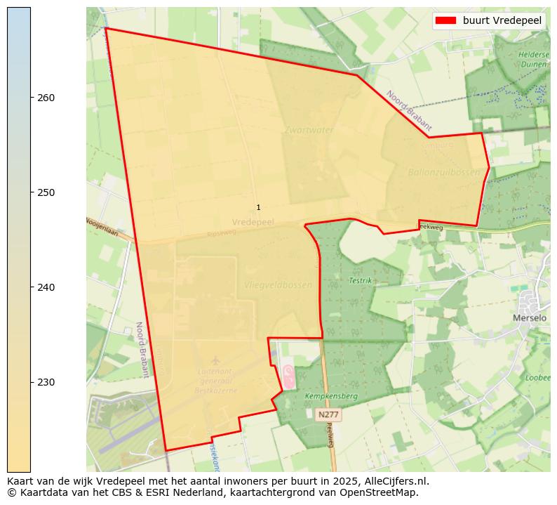 Afbeelding van de buurt Vredepeel op de kaart.