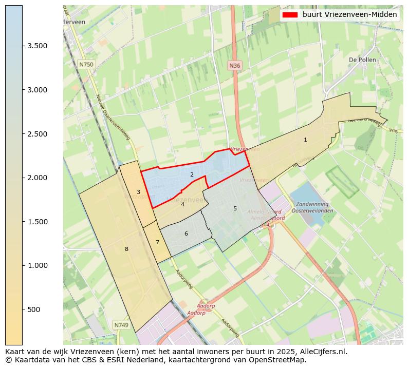 Afbeelding van de buurt Vriezenveen-Midden op de kaart.